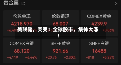 美联储，突变！全球股市	，集体大涨！-第2张图片